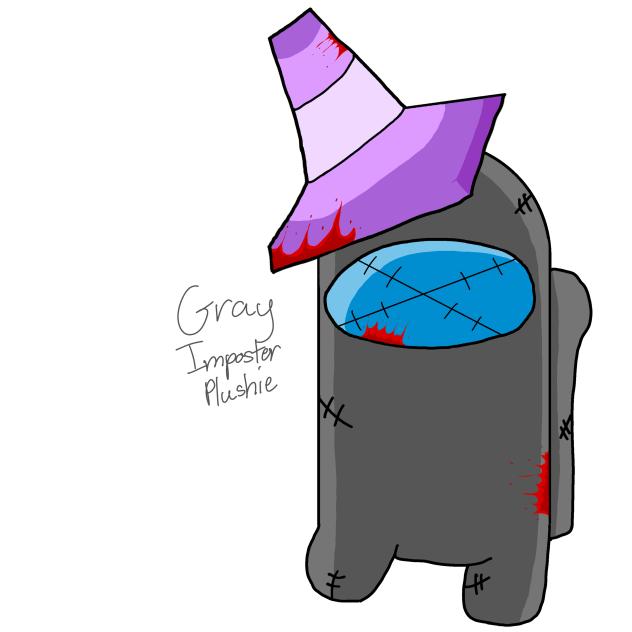 Meet Gray Imposter Plushie!
