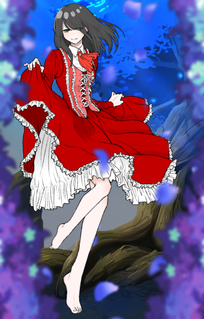 森の中で舞う姫・赤花（せっか）