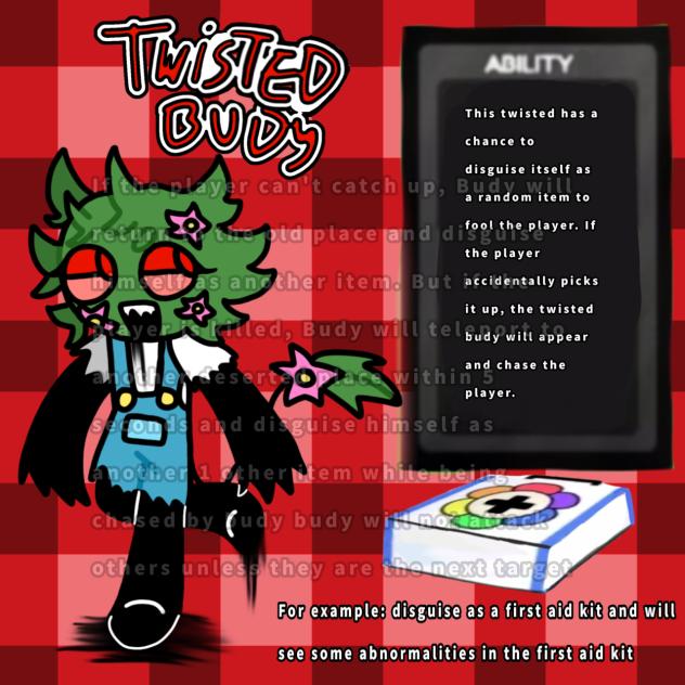 my twisted oc dandy's world✨🍀