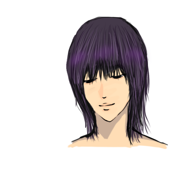 長髪男子 Ibispaint