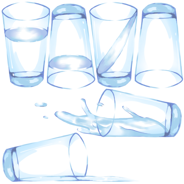 glasses of water