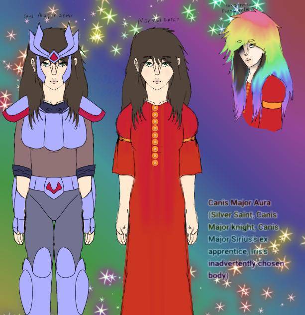 Canis Major Aura (Saint seiya oc sheet)