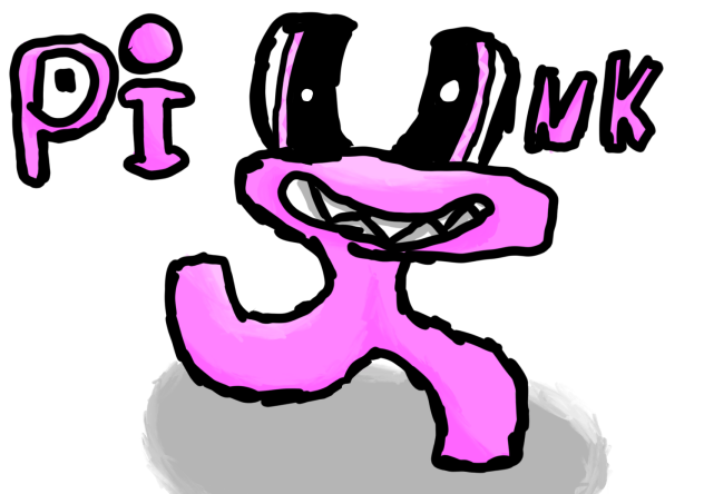 pink raibow friends