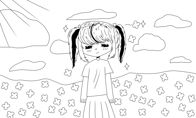Flowers line art 🌸⭐