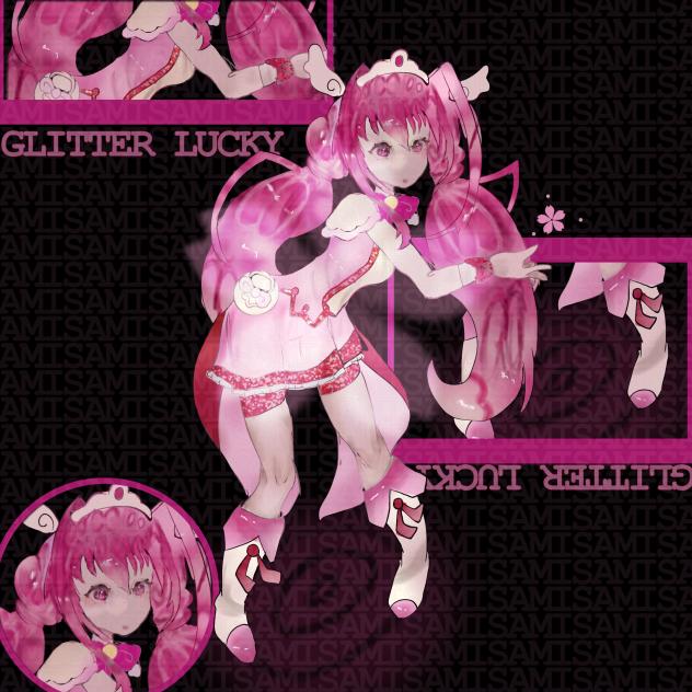 glitter lucky