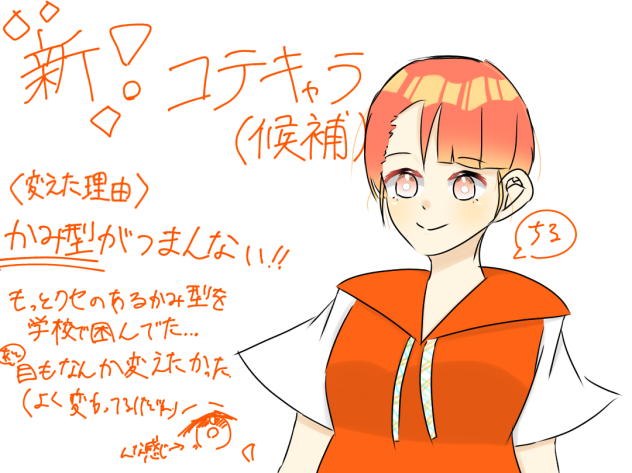 新しいコテキャラだよ！