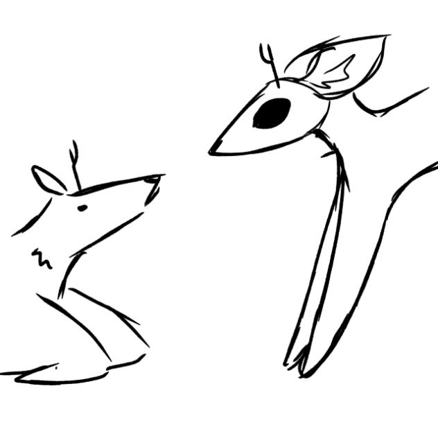 Curiousty killed the deer💥