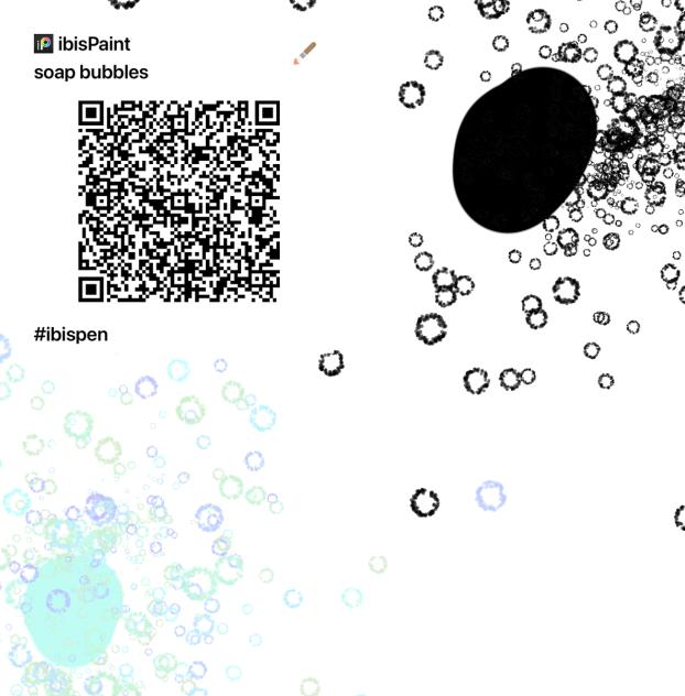 Soap bubbles brush
