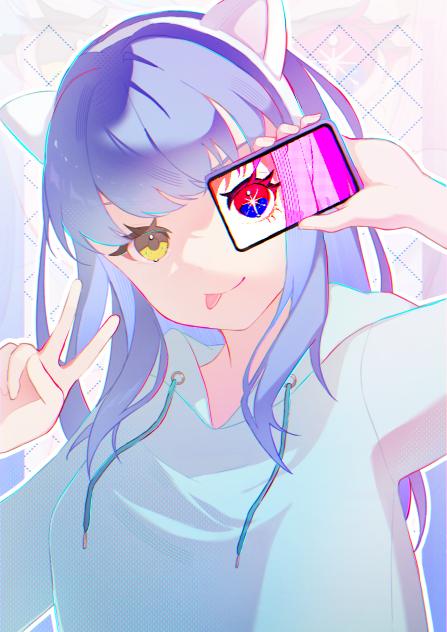 オッドアイだよ〜