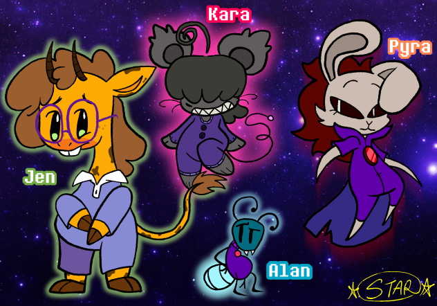 Random Alien Characters I made for fun