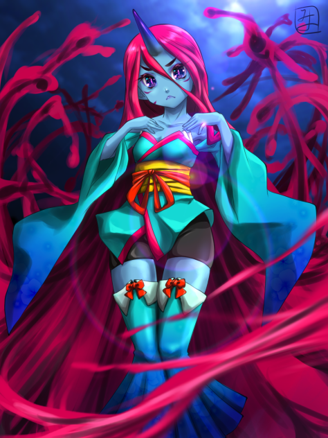 紅髪の蒼鬼ちゃん