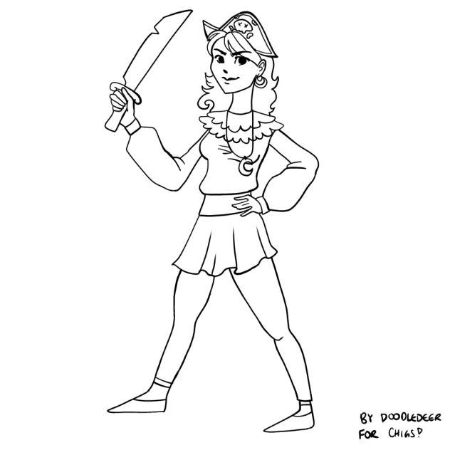 Pirate Cassie! - for Chigs!