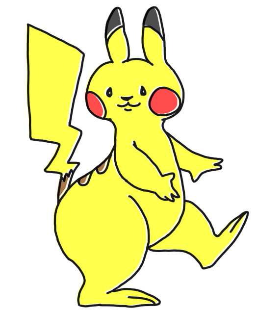 落書きピカチュウ - ibisPaint