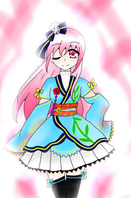 ナユさんにAngelic Angelの服着せてみた