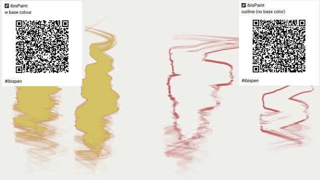Hair Base-color+outline brushes.