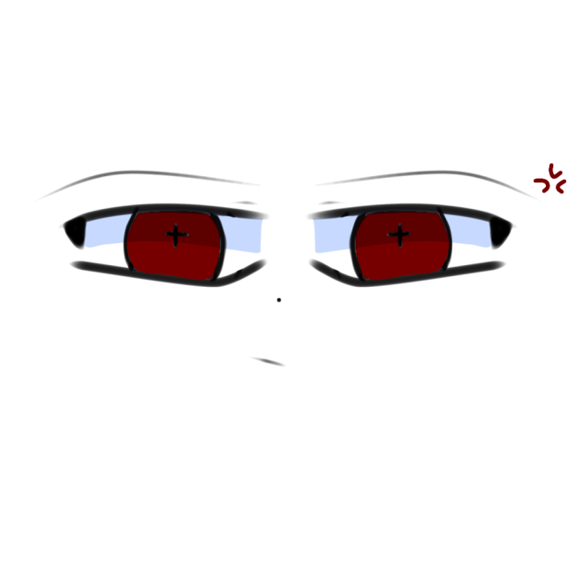 um anime mad eyes