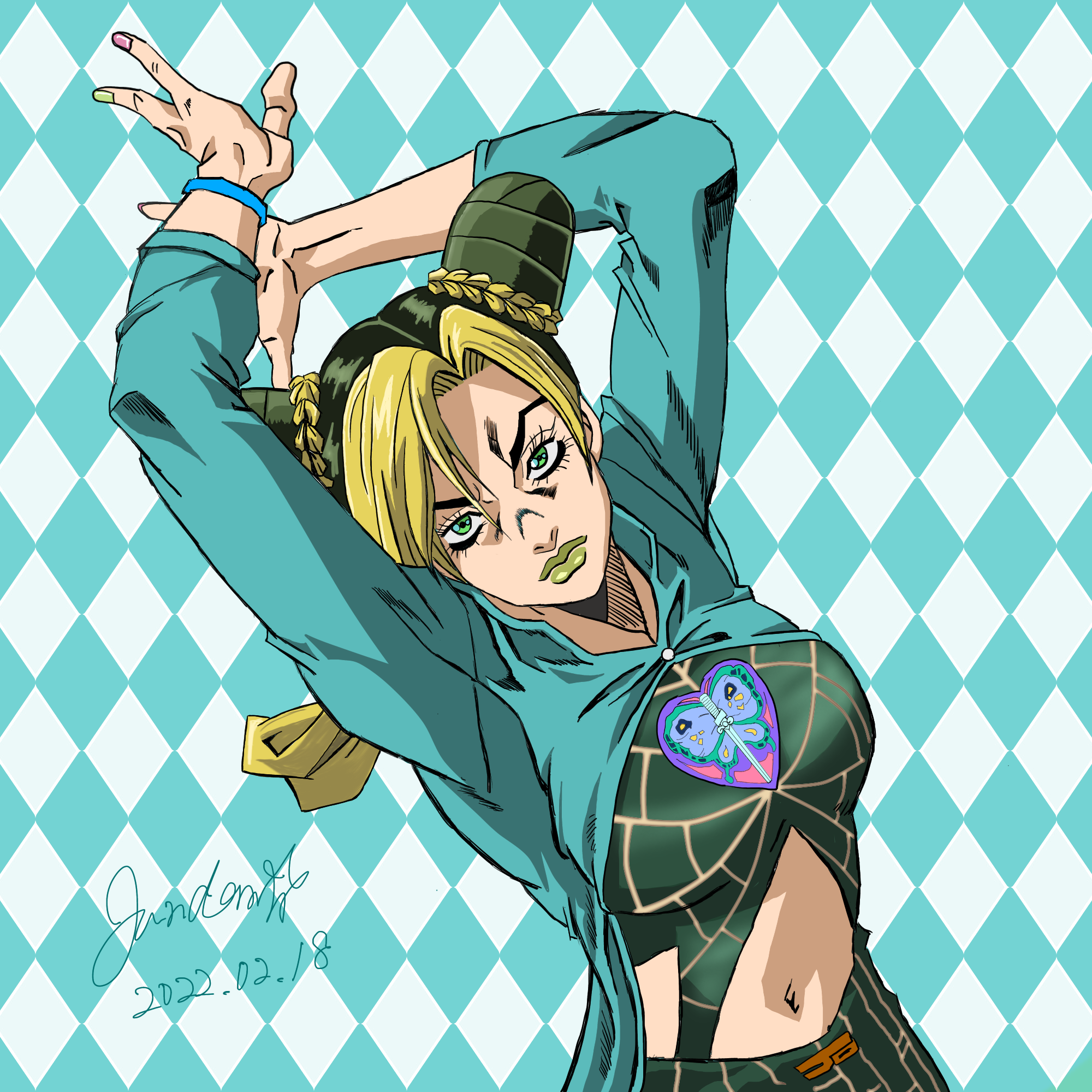 ジョジョの奇妙な冒険第6部・空条徐倫(アニメ版) - ibisPaint