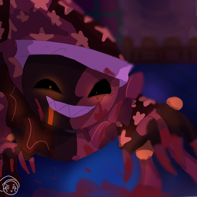Bloodmoon drawing (with blood) (old)