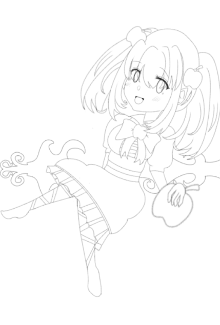 pepper lineart