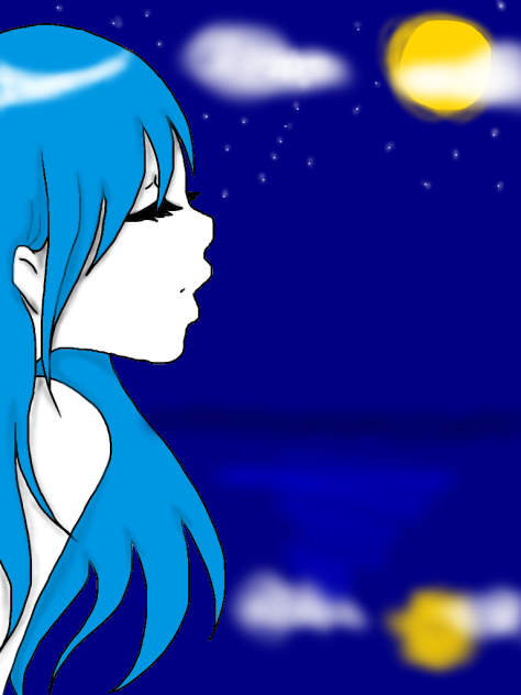 月夜の乙女