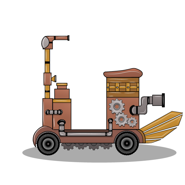 steampunk scooter