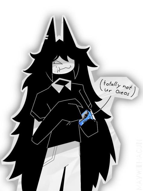 You can't hide Oreos from her...ever