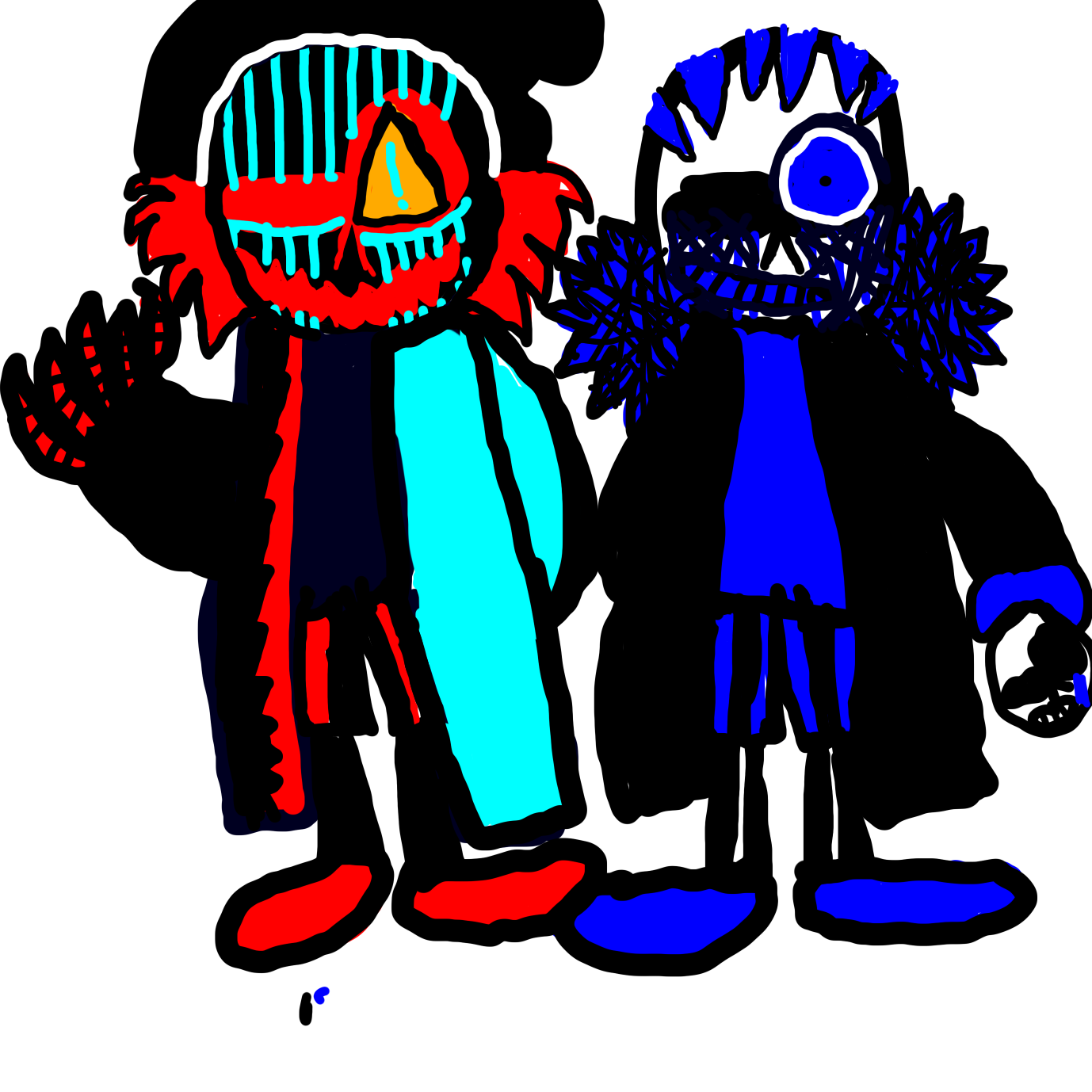 Mirrored Glitches ibisPaint