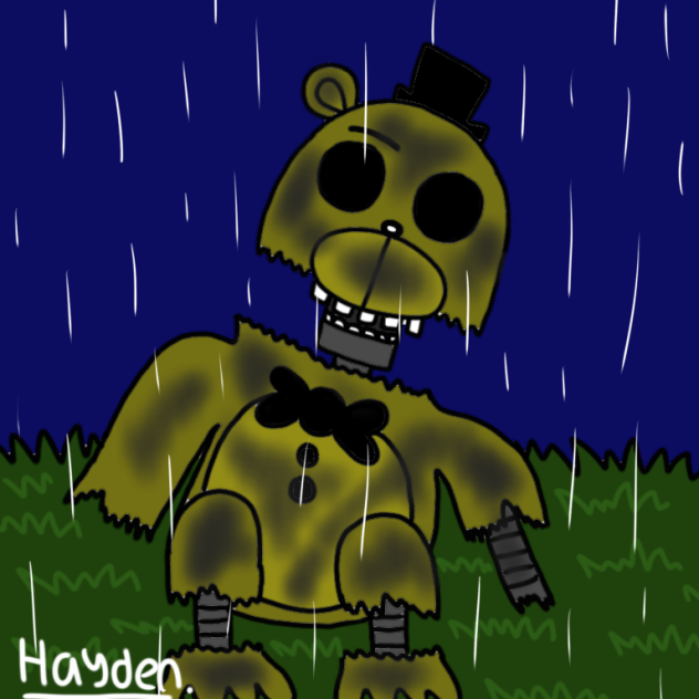 Ignited Golden Freddy speed draw