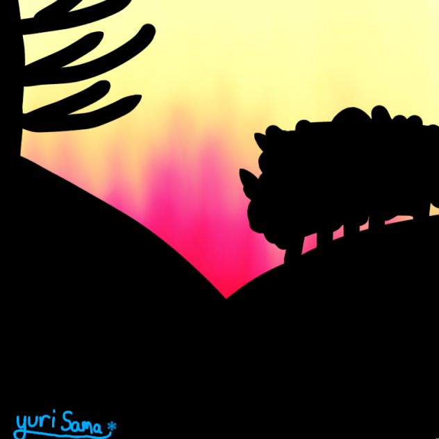 Sunset Drawing