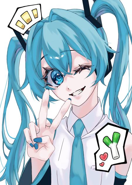 初音ミク‼️（厚塗り）
