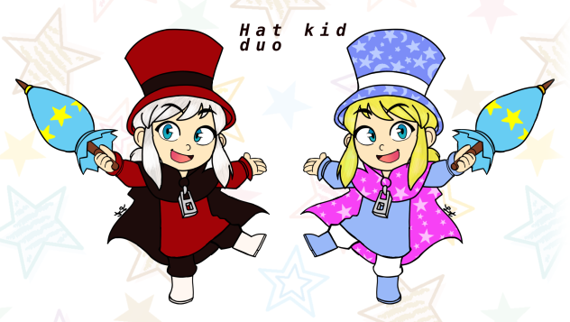 Hat kid duo!