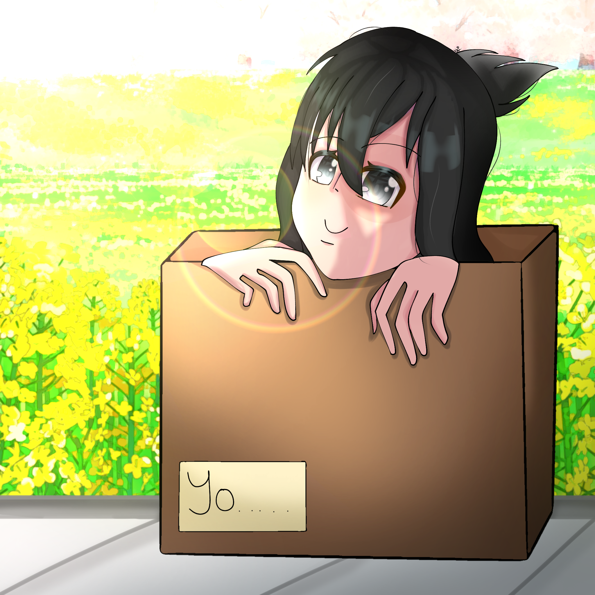 In a box 📦 - ibisPaint