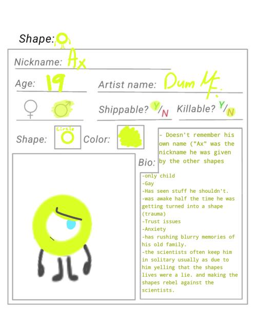 Ax for the Shape World!!