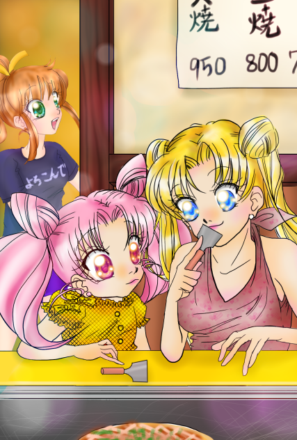 使ってみた3(セーラームーンうさぎ親子)