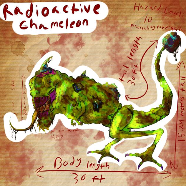 Radioactive chameleon