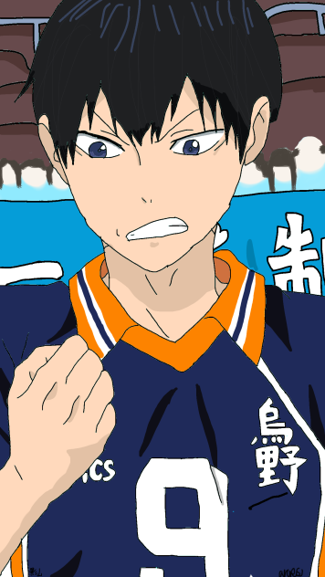 ガチで影山(嫁)を描いてみたら