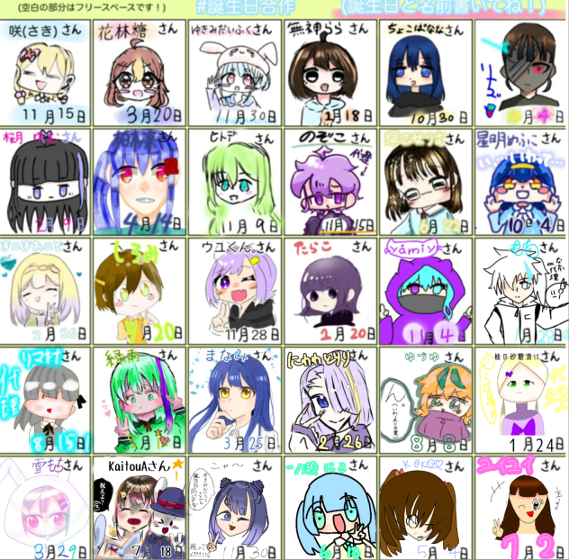 誕生日合作