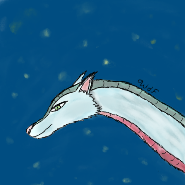 Terraria wyvern, fan art.