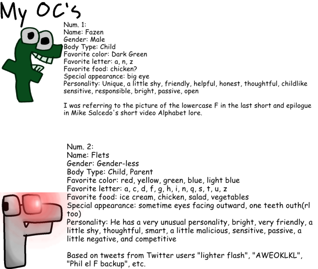 My ocs p1