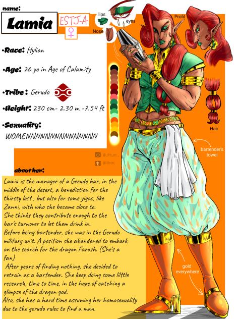 Lamia- presentation oc