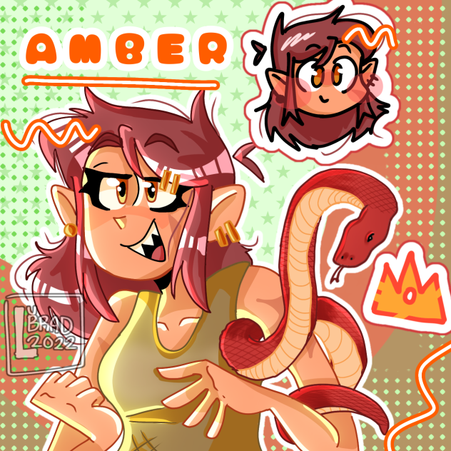 Art trade with CinnaBon! 🐍