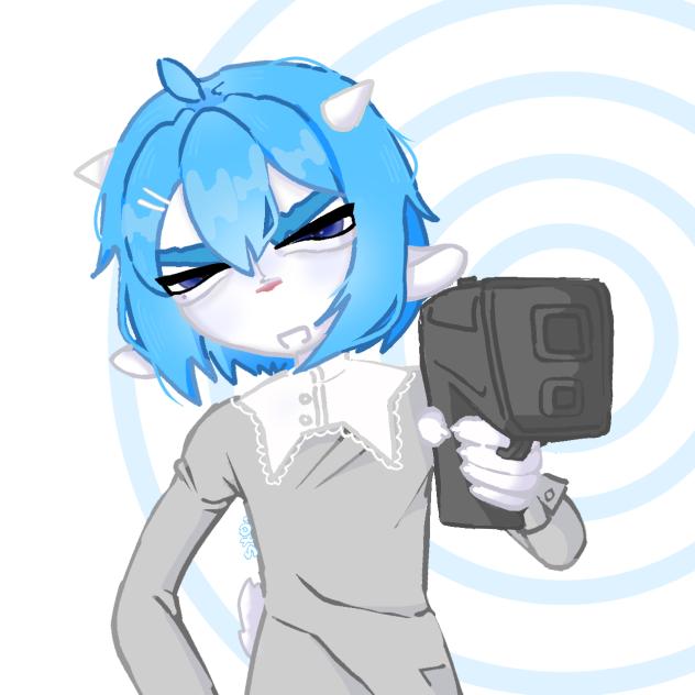 Shot by a blue beauty ;o;