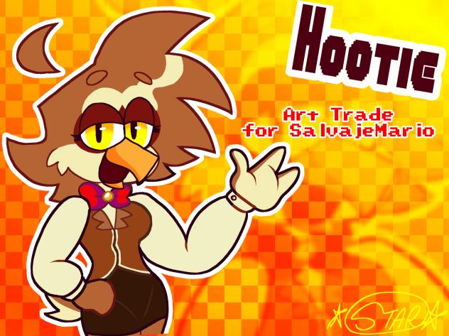 Hootie (Art Trade for SalvajeMario on X)