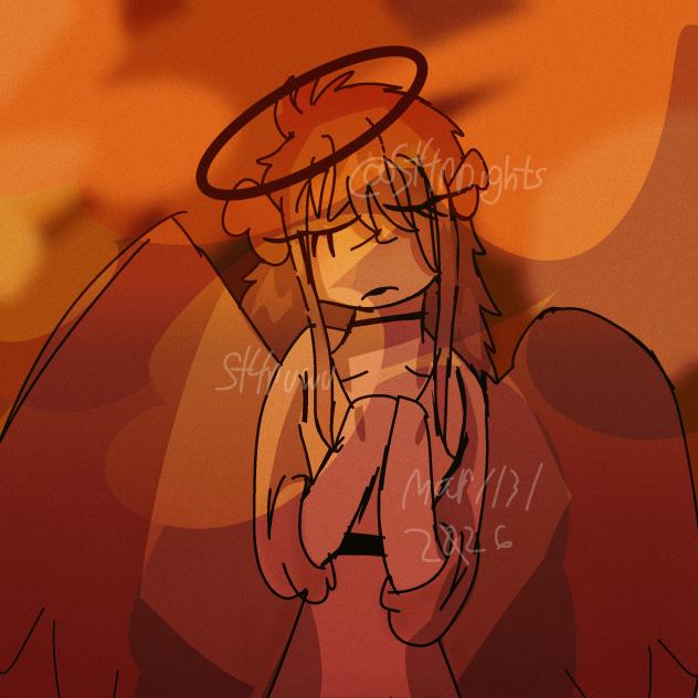 Me bcs I’m an angel otherkin somehow