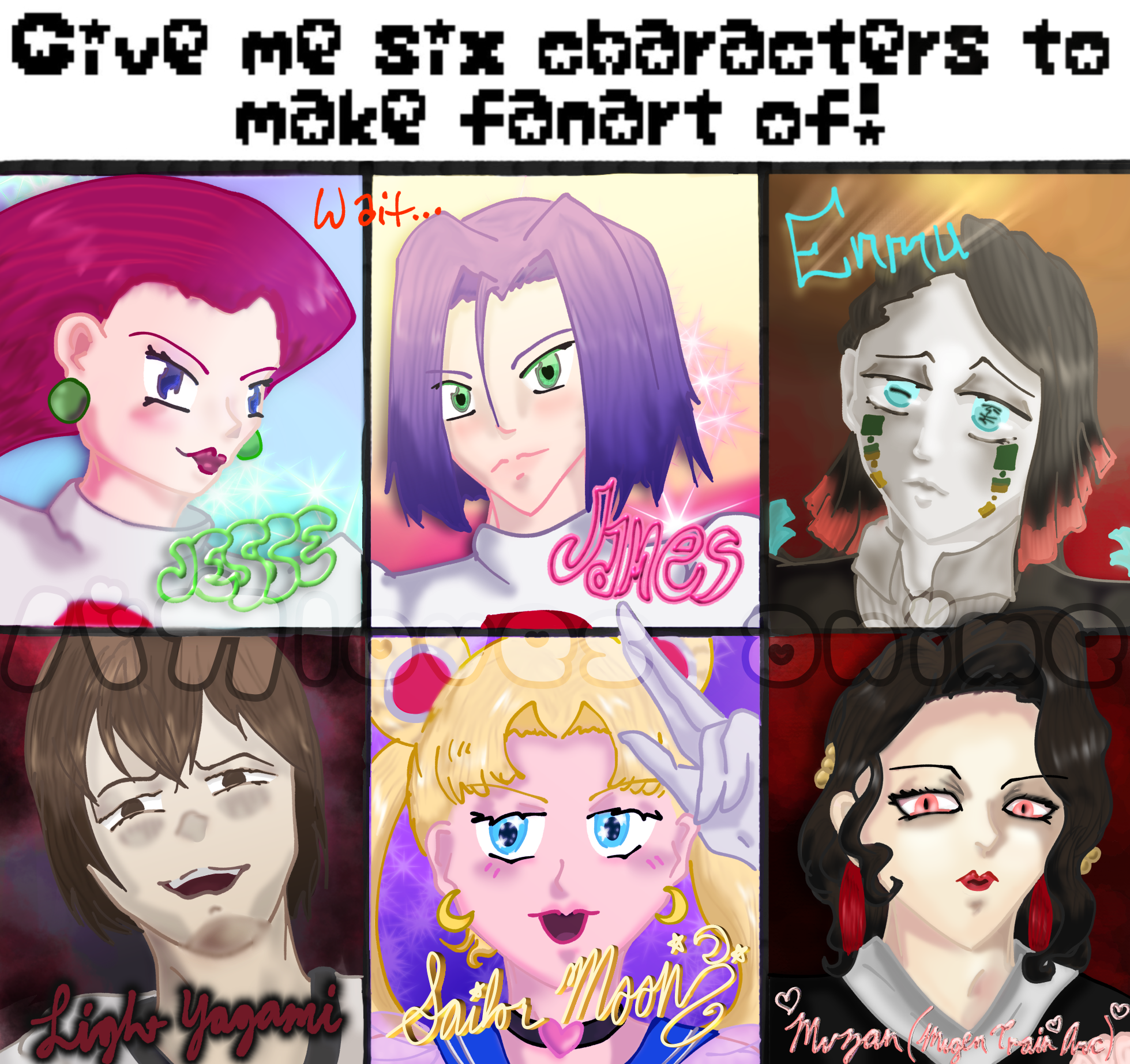 Six Fanarts - ibisPaint