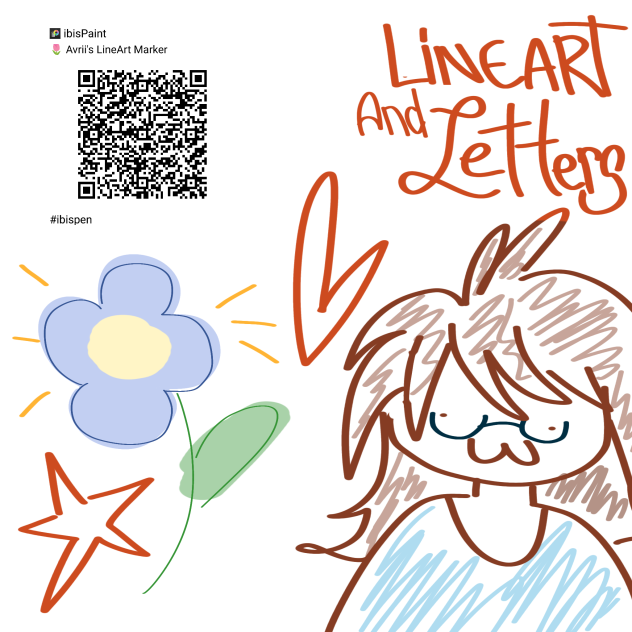LineArt QR Code! 🌷