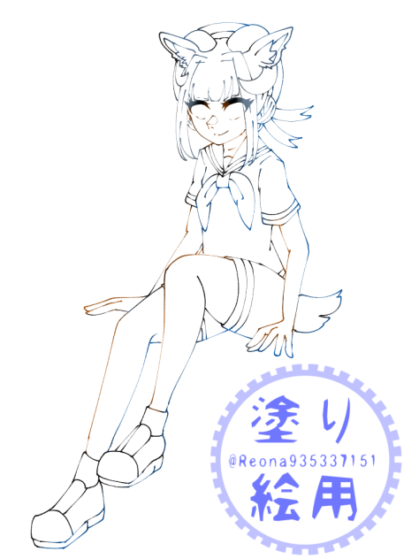 🐐🎗️⚓塗り絵