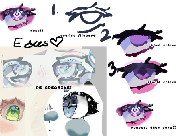 how to do eyes
