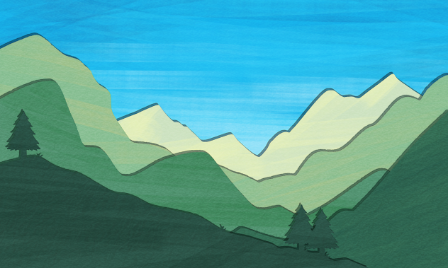 山々