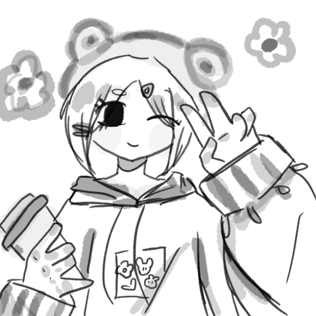 Cute ☺️🥲🐻‍ ️🧋 - ibisPaint